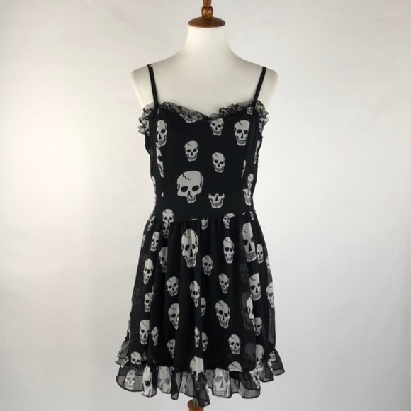 royal bones Dresses & Skirts - Royal Bones Lace and Skulls Dress